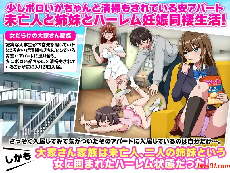 欢迎来到阳光公寓！ おひさま荘にようこそ！ AI汉化版  互动SLG游戏 1.0G