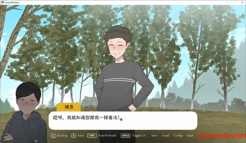 我和朋友陪妈妈去露营 R2中文修复版 PC+安卓 手绘SLG游戏 1G