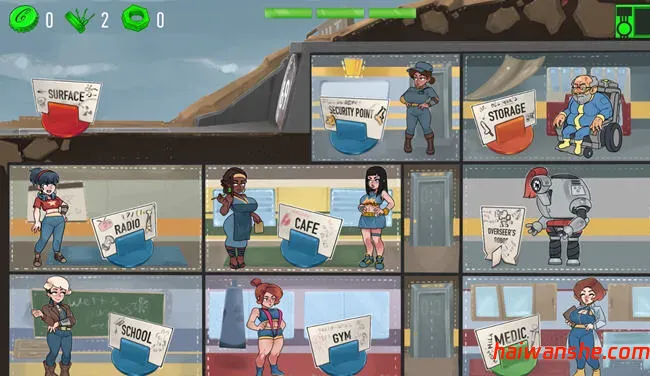 69号避难所(Deep Vault 69) v0.4.9 AI汉化版 2D策略SLG游戏 1.3G