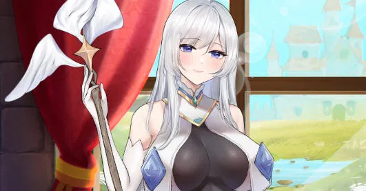 穿越到自己的小说中成为守护王国圣女 官方中文版 弹幕射击游戏 700M-嗨玩社