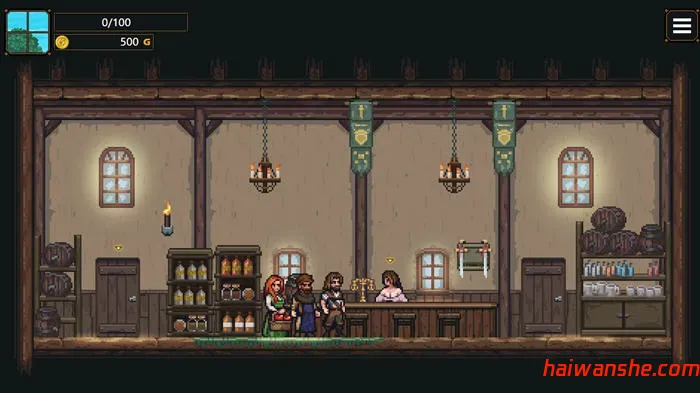 女店主的NTR 内置汉化版 PC+安卓 像素互动游戏 2.3G