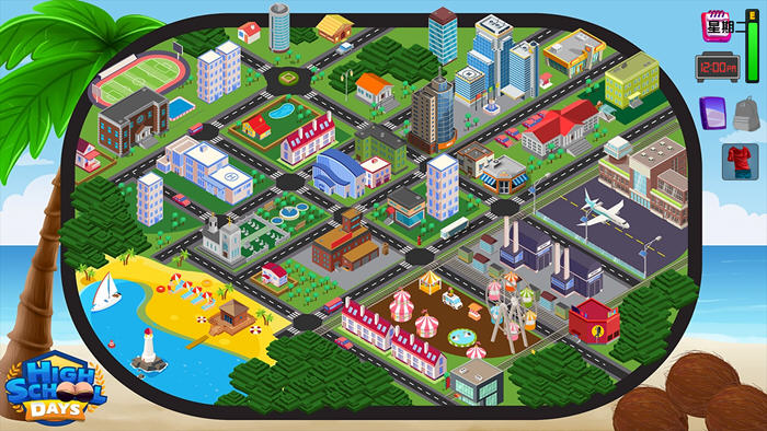 高中时代(High School Days) v0.190 汉化版 PC+安卓 手绘沙盒SLG游戏